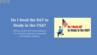Understanding SAT Requirements for Studying in the USA