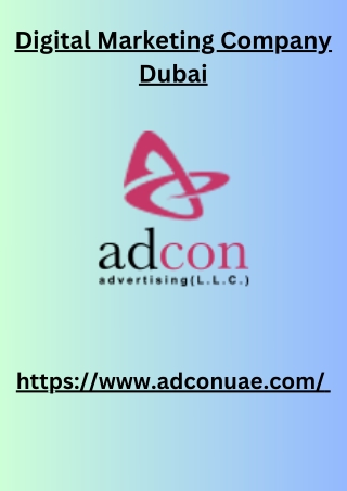 digital marketing company dubai