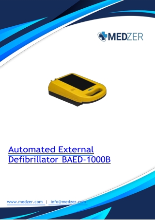 Automated External Defibrillator BAED-1000B