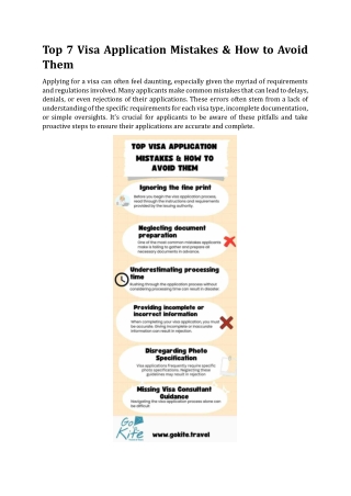 Top 7 Visa Application Mistakes & How to Avoid Them