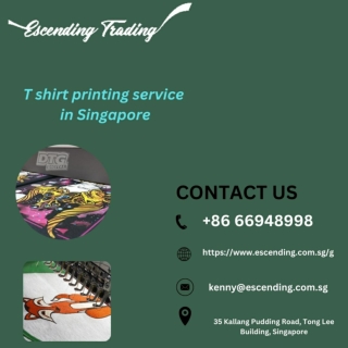 T SHIRT PRINTING SERVICE  IN SINGAPORE