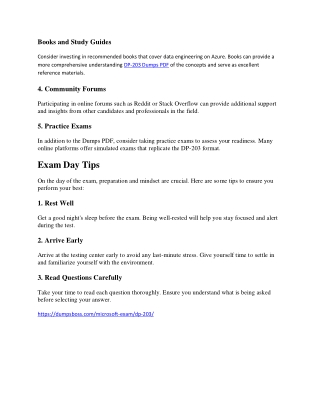 Unlock Your Potential with DumpsBoss DP-203 Dumps PDF (1)