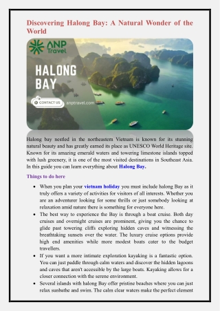 Halong Bay