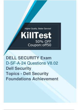 DELL EMC D-SF-A-24 Exam Questions - Prepare for the Actual D-SF-A-24 Exam