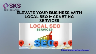 Elevate Your Business with Local SEO Marketing Services