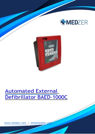 Automated External Defibrillator BAED-1000C