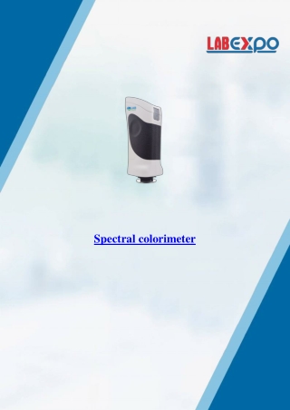 Spectral Colorimeter 700-SCM102