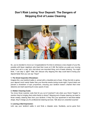 Geelong Local End of Lease Cleaning