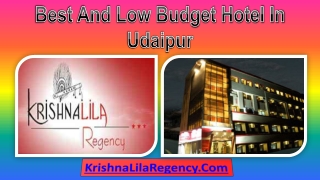 Best And Low Budget Hotel In Udaipur