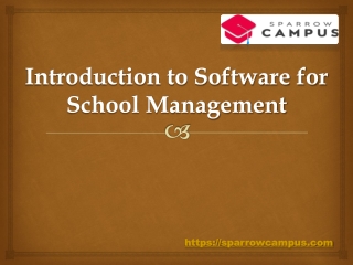 Streamlining Education Sparrow Campus Software for School Management