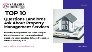 Top Questions Landlords Ask About Property Management Services
