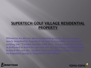 Supertech golf village