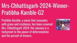 Mrs-Chhattisgarh-2024-Winner-Pratibha-Kamble-G2