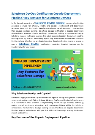 Salesforce Devops Training | Salesforce Devops Course