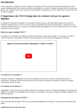 L'importance du UX/UI design dans la création web par les agences digitales
