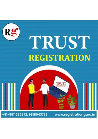 Trust Registration online in India.