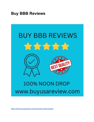 Buy BBB Reviews (1)