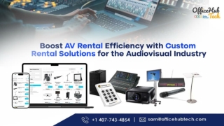 Boost AV Rental Efficiency with Custom Rental Solutions for the Audiovisual Industry