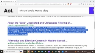 "Web" Insidious Efforts to Further Obfuscate Key Questions on Title IX of the Education Amendments Act of 1972