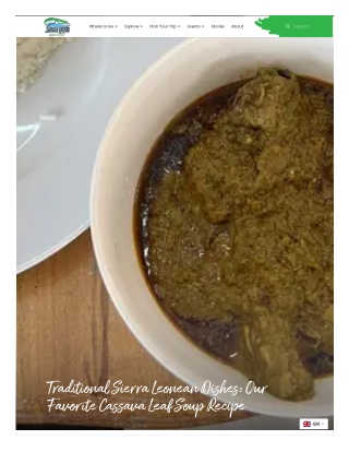 Traditional Sierra Leonean Dishes: Our Favorite Cassava Leaf Soup Recipe