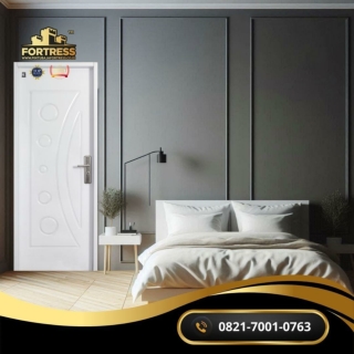 WA 0821 7001 0763 (FORTRESS) Pintu Baja Terbaik Motif Kayu di Purbalingga 