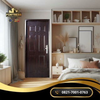 WA 0821 7001 0763 (FORTRESS) Pintu Baja Urban Motif Kayu di Purworejo 