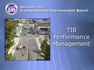 Washington State Transportation Improvement Board