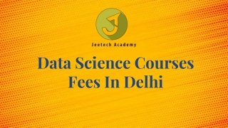 Data Science Courses Fees In Delhi