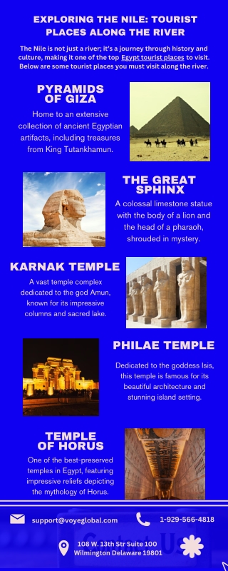 Discovering the Nile: Iconic Egypt Tourist Places