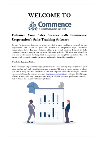 Sales Success with Commence Tracking Software