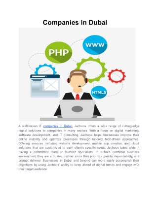 Companies in Dubai
