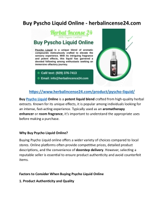 Buy Pyscho Liquid Online - herbalincense24