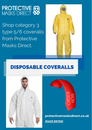 Disposable Coveralls | Protective Overalls for Full Body Protection