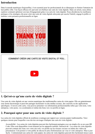 Comment optimiser son taux d'engagement grâce à sa carte de visite digitale ?