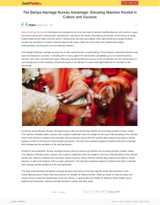 The Baniya Marriage Bureau Advantage: Elevating Matches Rooted in Culture and Su