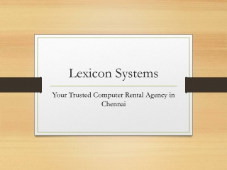 Lexicon_Systems_Presentation