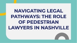 Pedestrian lawyers nashville