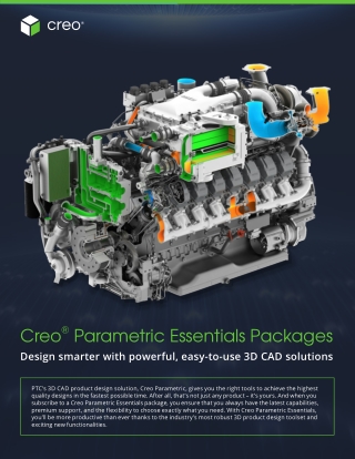 Creo Parametric - Revolutionize Product Design with Advanced 3D CAD Software