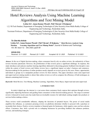 published journals