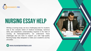 Nursing Essay Help | Myassignmentpro