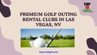 Premium Golf Outing Rental Clubs in Las Vegas, NV