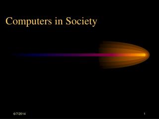 Computers in Society