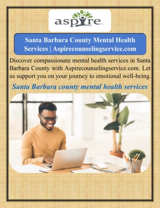 Santa Barbara County Mental Health Services   Aspirecounselingservice.com