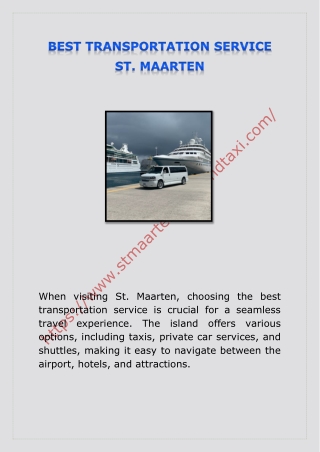 BEST TRANSPORTATION SERVICE ST. MAARTEN