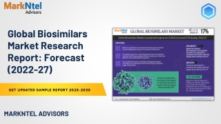 Global Biosimilars Market Research Report: Forecast (2022-27)