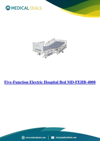 Five-Function-Electric-Hospital-Bed-MD-FEHB-4008