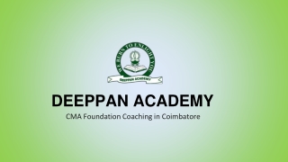 CMA Foundation CMA Foundation Coaching in Coimbatore