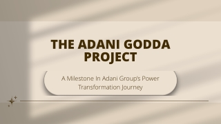 The Adani Godda Project A Milestone In Adani Group’s Power Transformation Journey