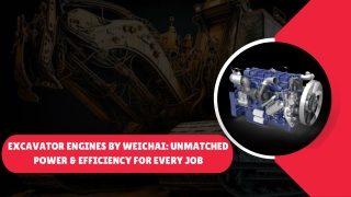 Excavator Engines by Weichai: Unmatched Power & Efficiency for Every Job