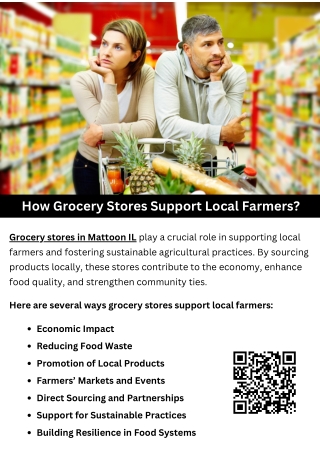 How Grocery Stores Support Local Farmers?